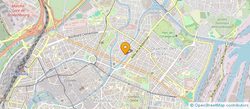 localisation de l'entreprise SCI DECHALOMU  STRASBOURG