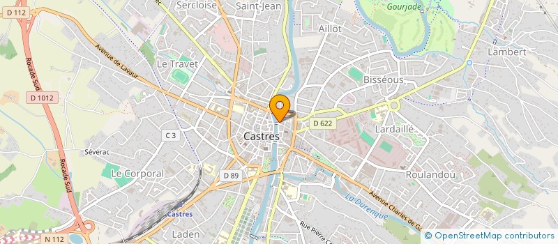 localisation de l'entreprise SCI DECHAMB  CASTRES