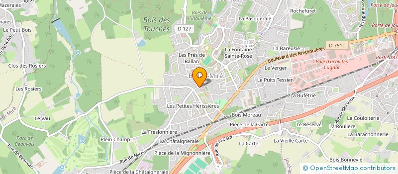 localisation de l'entreprise SCI DECHANI  BALLAN-MIRE