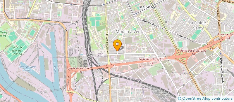 localisation de l'entreprise SCI DECHANT  VENISSIEUX