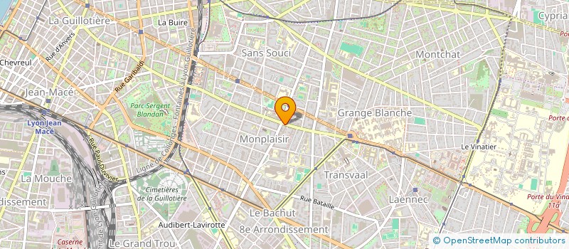 localisation de l'entreprise SCI DECHARIERE - HENRY  LYON