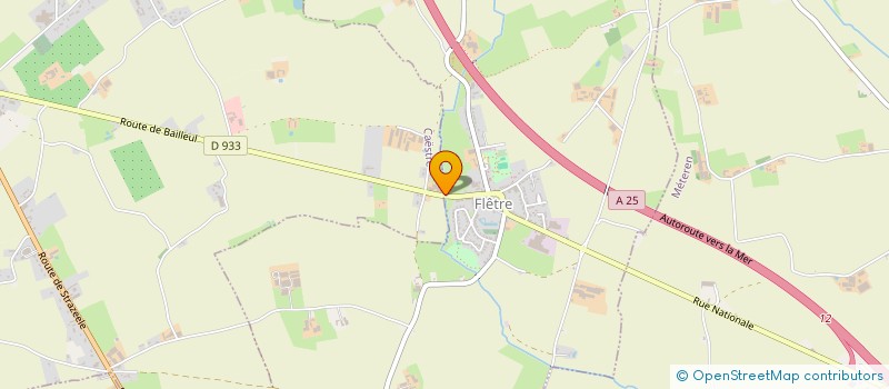 localisation de l'entreprise SCI DECHERF  CAESTRE