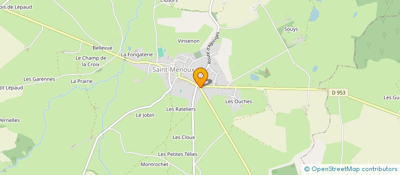 localisation de l'entreprise SCI DECHRISTANNE  SAINT-MENOUX