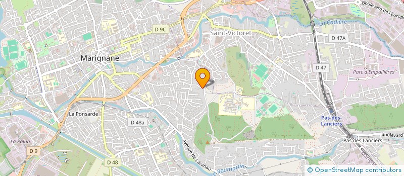localisation de l'entreprise SCI DECIKA  MARIGNANE