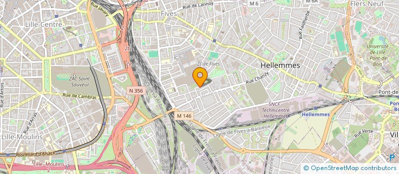 localisation de l'entreprise SCI DECIMO à LILLE