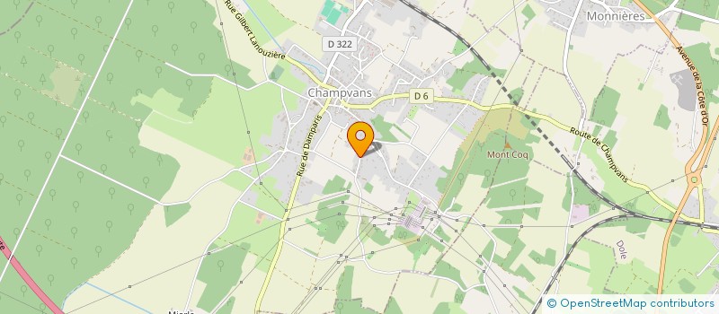 localisation de l'entreprise SCI DECISIX  CHAMPVANS