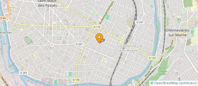 localisation de l'entreprise SCI DECK à SAINT-MAUR-DES-FOSSES