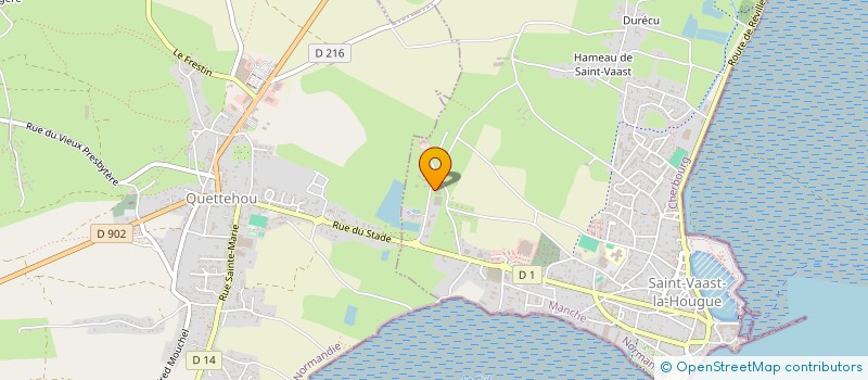 localisation de l'entreprise SCI DECK TEAM  SAINT-VAAST-LA-HOUGUE