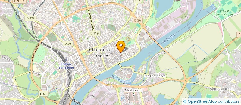 localisation de l'entreprise SCI DECKOUVERTE à CHALON-SUR-SAONE