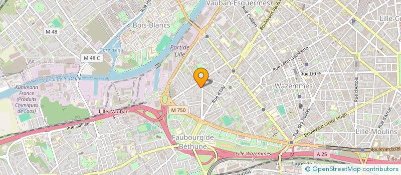localisation de l'entreprise SCI DECLERCK à LILLE