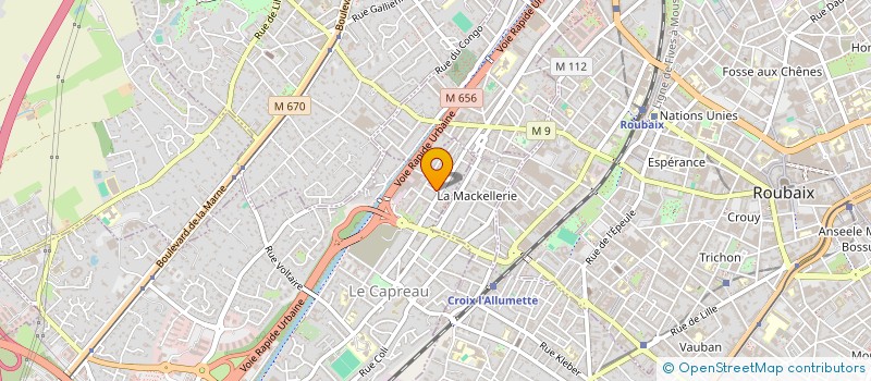 localisation de l'entreprise SCI DECO  WASQUEHAL