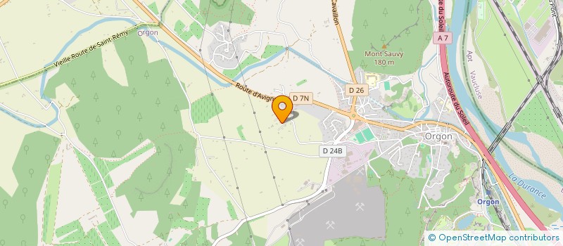 localisation de l'entreprise SCI DECO INVESTISSEMENT  ORGON