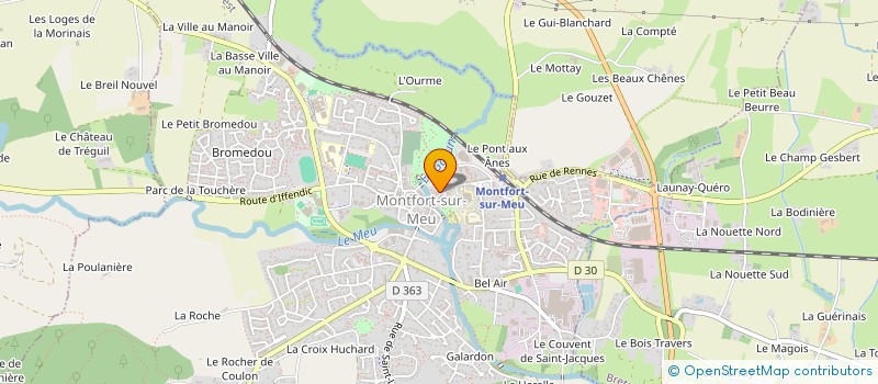 localisation de l'entreprise SCI DECO-PEINT  MONTFORT-SUR-MEU