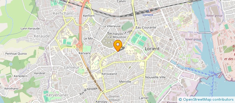 localisation de l'entreprise SCI DECO SOL  LORIENT