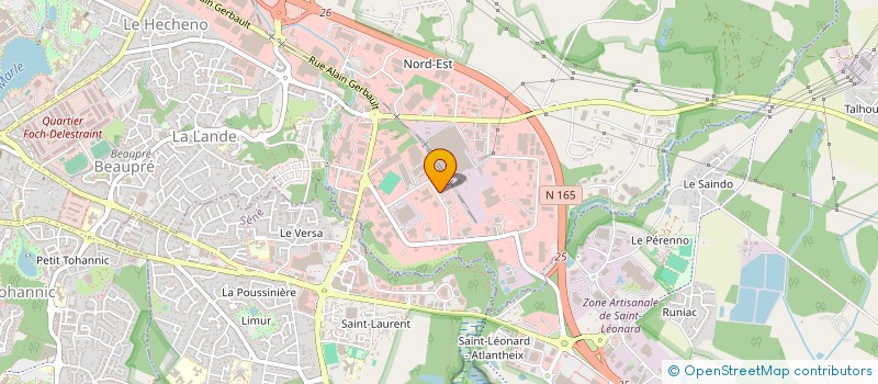localisation de l'entreprise SCI DECOELEC à VANNES