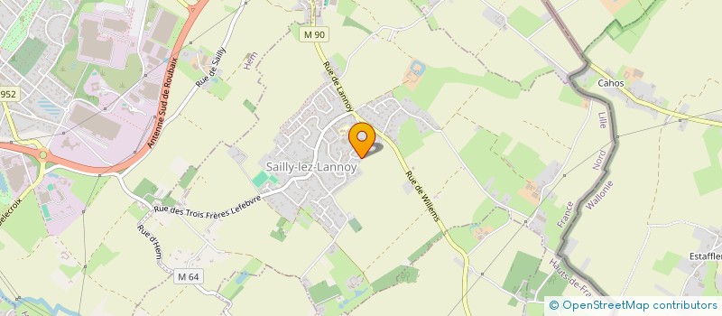 localisation de l'entreprise SCI DECOGALLET  SAILLY-LEZ-LANNOY