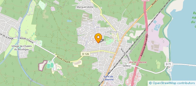 localisation de l'entreprise SCI DECOLIVER à LABENNE