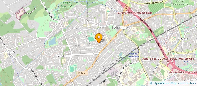 localisation de l'entreprise SCI DECOMBE à PESSAC