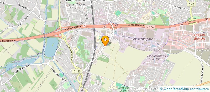 localisation de l'entreprise SCI DECOMBE ET FILS à BRETIGNY-SUR-ORGE