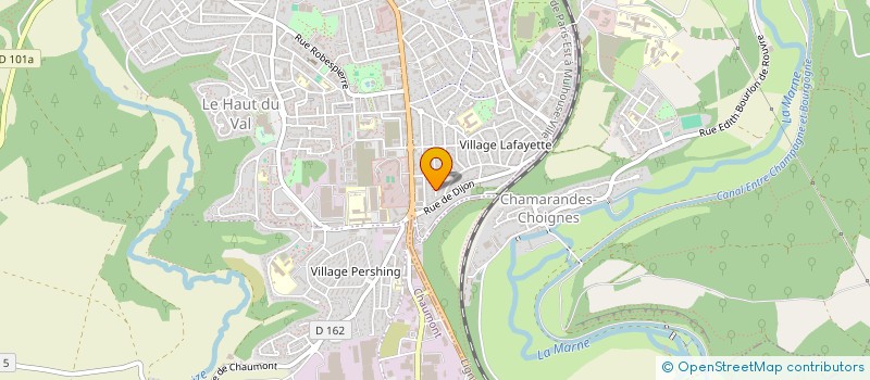 localisation de l'entreprise SCI DECOMBLE à CHAUMONT