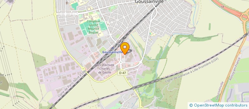 localisation de l'entreprise SCI DECONINCK à GOUSSAINVILLE