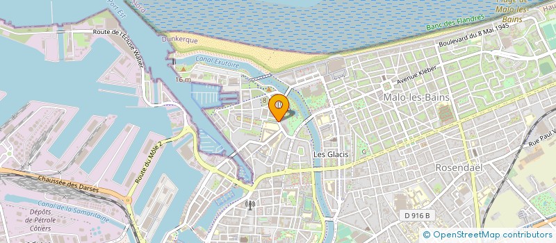 localisation de l'entreprise SCI DECOR à DUNKERQUE