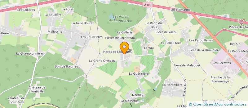 localisation de l'entreprise SCI DECOR  ESVRES