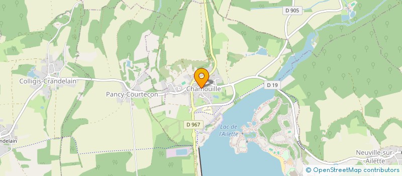 localisation de l'entreprise SCI DECOR  CHAMOUILLE