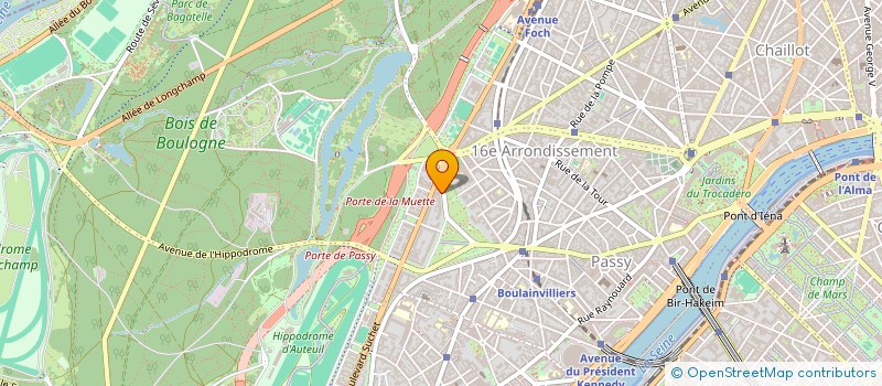 localisation de l'entreprise SCI DECORAMA à PARIS