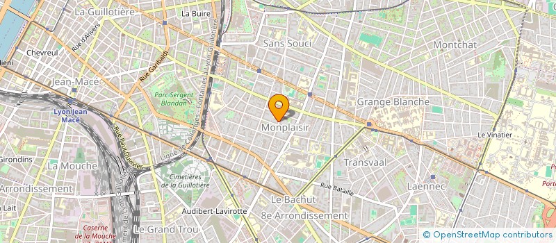 localisation de l'entreprise SCI DECORREV  LYON