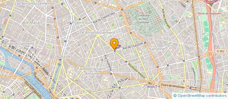 localisation de l'entreprise SCI DECOSA  PARIS