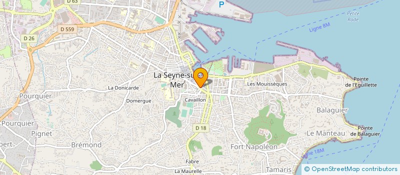 localisation de l'entreprise SCI DECOSEM à LA SEYNE-SUR-MER