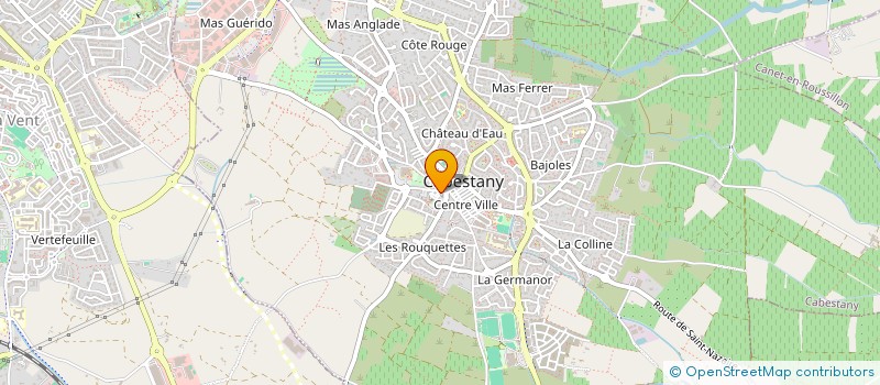 localisation de l'entreprise SCI DECOSSE  CABESTANY