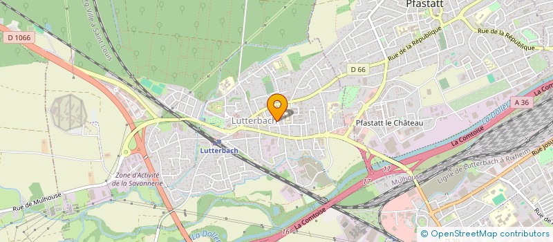 localisation de l'entreprise SCI DECOTA  LUTTERBACH