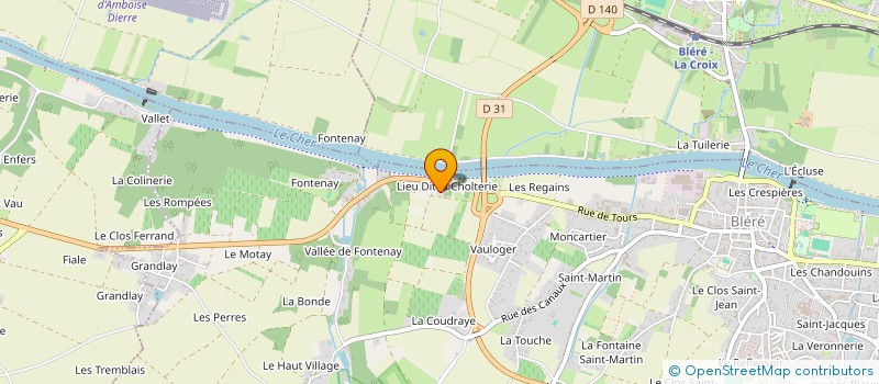 localisation de l'entreprise SCI DECOU  BLERE