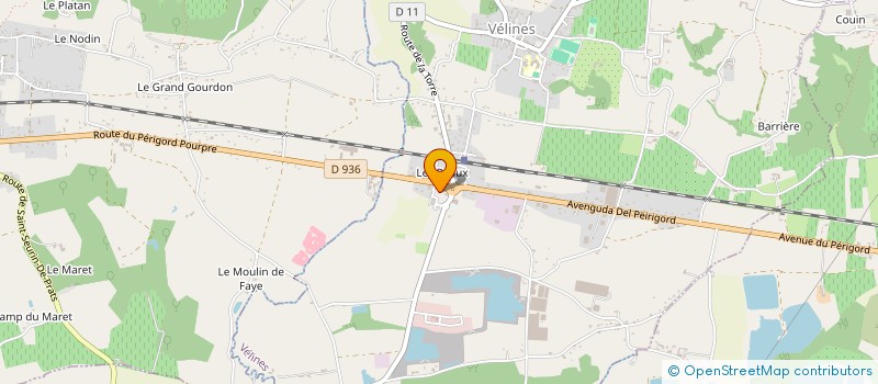 localisation de l'entreprise SCI DECOU à VELINES
