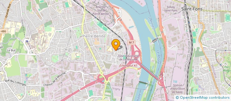 localisation de l'entreprise SCI DECOUSU ESTEVE  OULLINS-PIERRE-BENITE