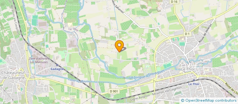 localisation de l'entreprise SCI DECOUVERTE  LE THOR