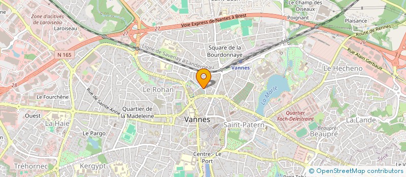 localisation de l'entreprise SCI DECOZ à VANNES
