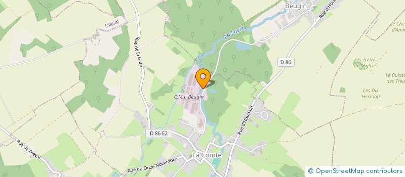 localisation de l'entreprise SCI DECQUE  LA COMTE