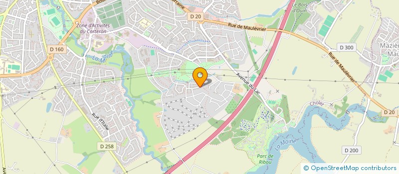 localisation de l'entreprise SCI DECRETON TLS à CHOLET