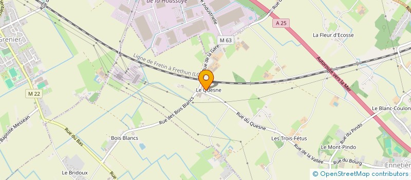 localisation de l'entreprise SCI DECROIX  ENNETIERES-EN-WEPPES