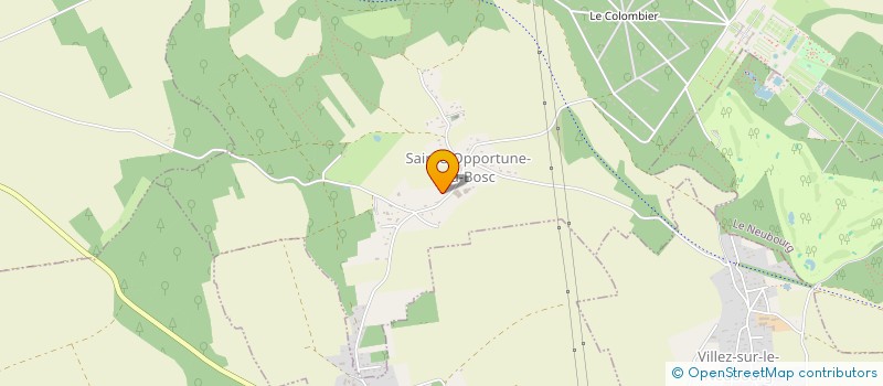 localisation de l'entreprise SCI DECROOS  SAINTE-OPPORTUNE-DU-BOSC