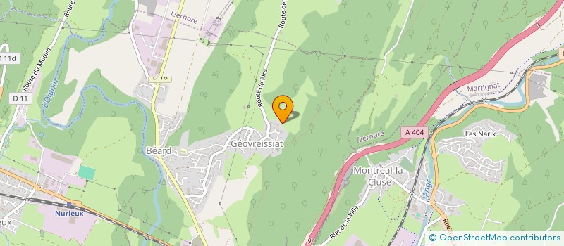 localisation de l'entreprise SCI DED  BEARD-GEOVREISSIAT