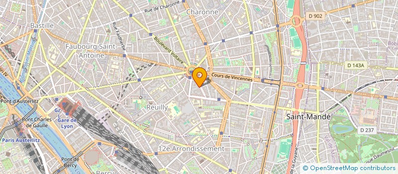 localisation de l'entreprise SCI DEDAJU  PARIS