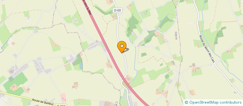 localisation de l'entreprise SCI DEDALE  FLETRE