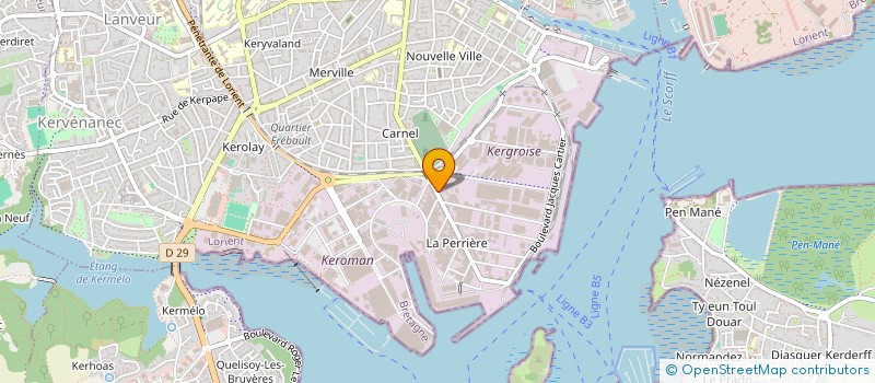 localisation de l'entreprise SCI DEDALE à LORIENT