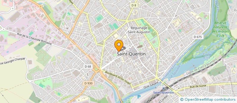 localisation de l'entreprise SCI DEDEGO à SAINT-QUENTIN