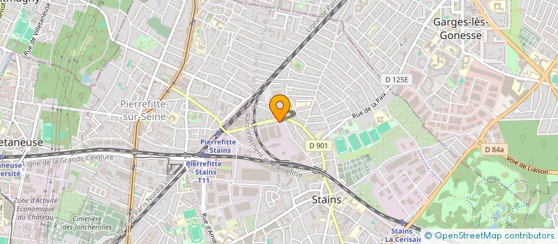 localisation de l'entreprise SCI DEDET à STAINS