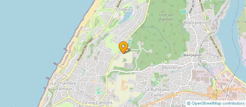 localisation de l'entreprise SCI DEDIA  ANGLET